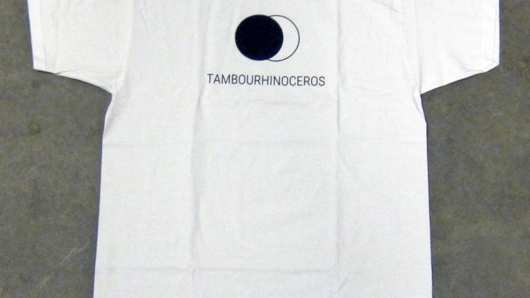 Tambourhinoceros t-shirt (2016) by Kristoffer Rom
