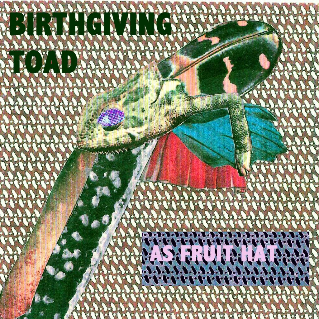 Birthgiving Toad - As Fruit Hat by .jpg