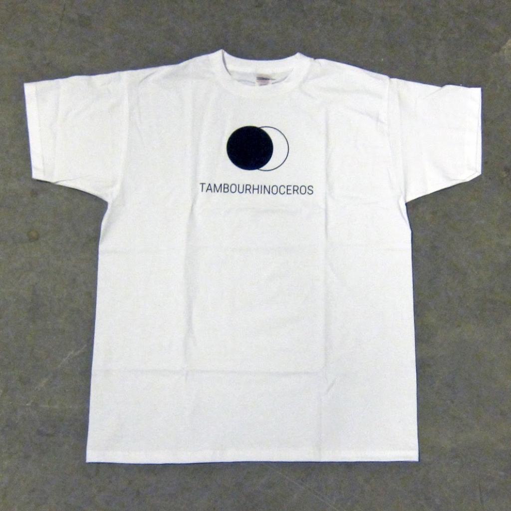 White Tambourhinoceros logo t-shirt